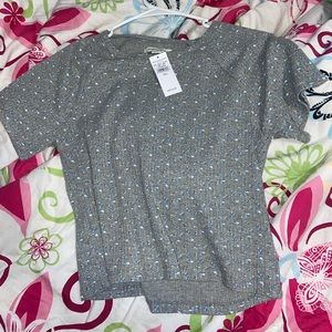 American eagle cropped tee